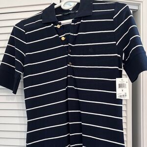 Ralph Lauren Navy White Long dress New with tag